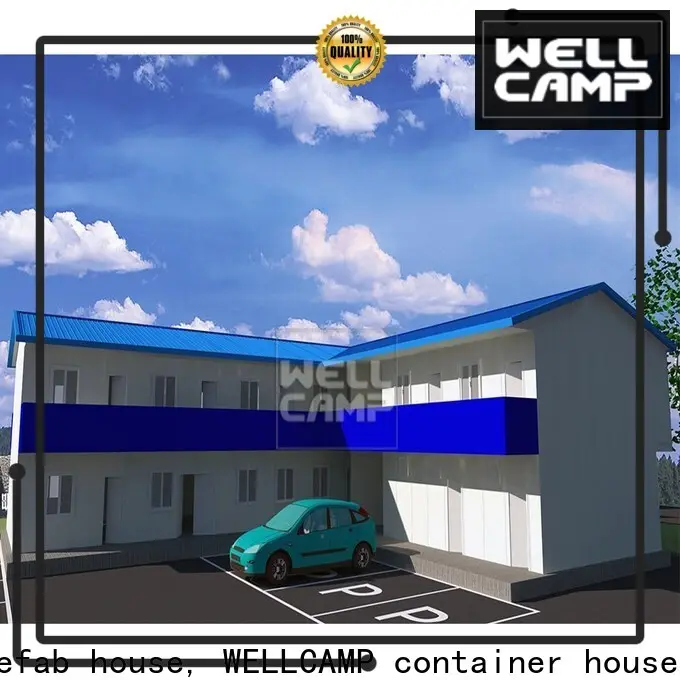 WELLCAMP, WELLCAMP prefab house, WELLCAMP container house economical prefab house kits refugee house for labour camp 1
