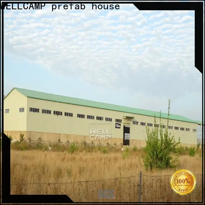 WELLCAMP, WELLCAMP prefab house, WELLCAMP container house steel workshop low cost for chicken shed 1