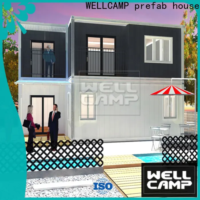 folding container villa in garden for hotel 1