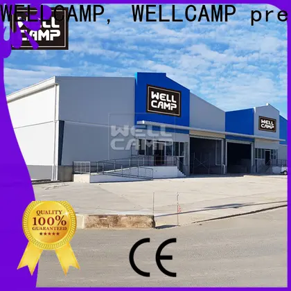 WELLCAMP, WELLCAMP prefab house, WELLCAMP container house prefabricated warehouse with brick wall for chicken shed 1