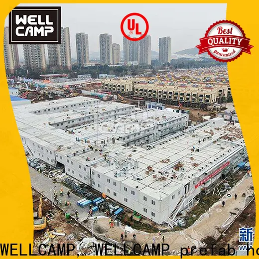 WELLCAMP, WELLCAMP prefab house, WELLCAMP container house shipping container house floor plans with walkway for office 1