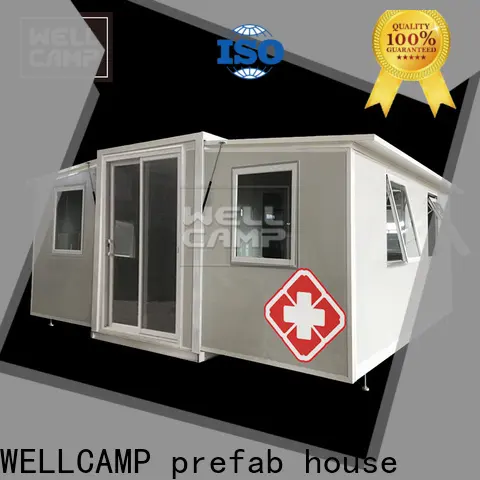 WELLCAMP, WELLCAMP prefab house, WELLCAMP container house big size container shelter wholesale for apartment 1