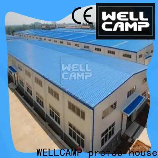 WELLCAMP, WELLCAMP prefab house, WELLCAMP container house sandwich steel workshop low cost 1
