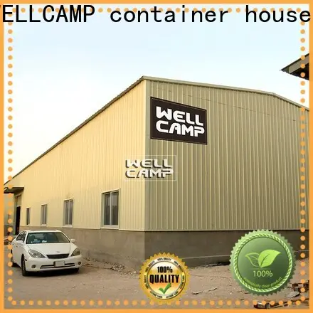 WELLCAMP, WELLCAMP prefab house, WELLCAMP container house frame prefabricated warehouse with brick wall 1