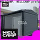 WELLCAMP, WELLCAMP prefab house, WELLCAMP container house roof flat pack container house with walkway for office 1