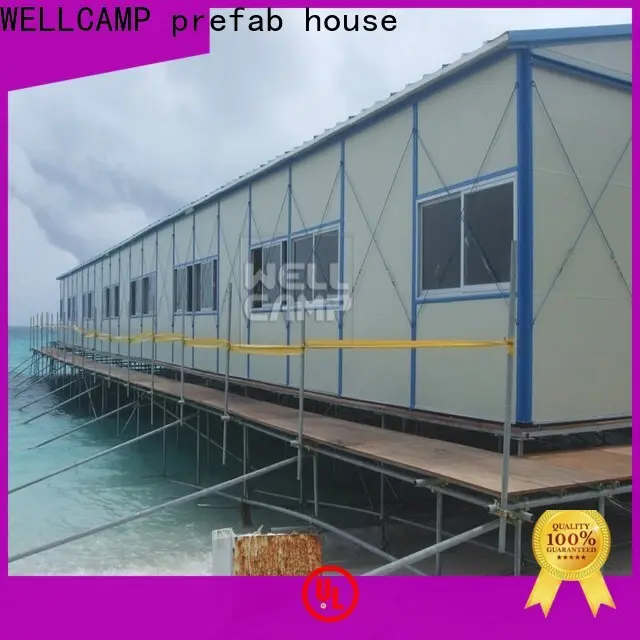 WELLCAMP, WELLCAMP prefab house, WELLCAMP container house low cost prefab guest house on seaside for labour camp 1