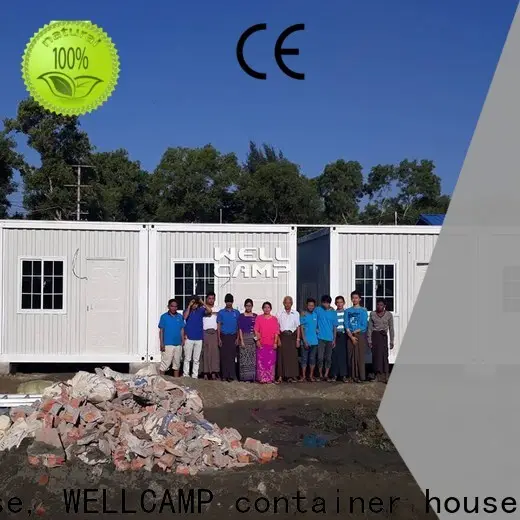 WELLCAMP, WELLCAMP prefab house, WELLCAMP container house sandwich container house project wholesale for living 1