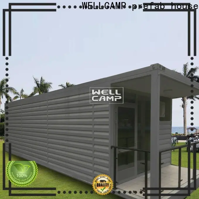 WELLCAMP, WELLCAMP prefab house, WELLCAMP container house portable shipping container house for sale resort for shop or store 1