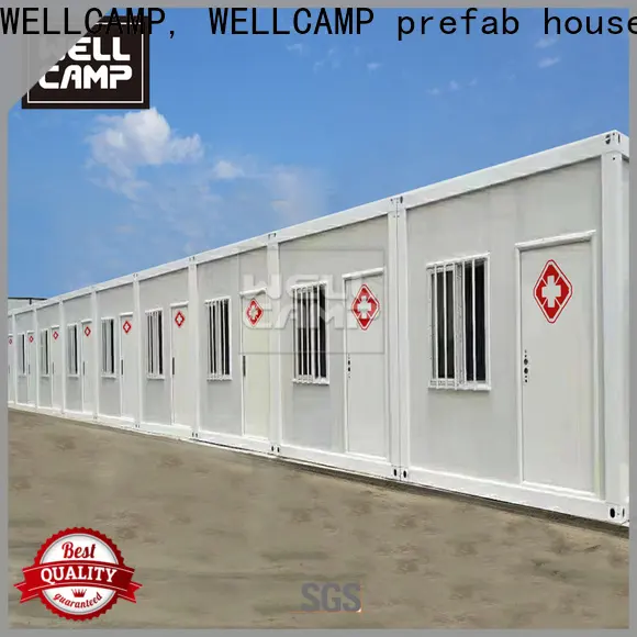 WELLCAMP, WELLCAMP prefab house, WELLCAMP container house crate homes with walkway wholesale 1