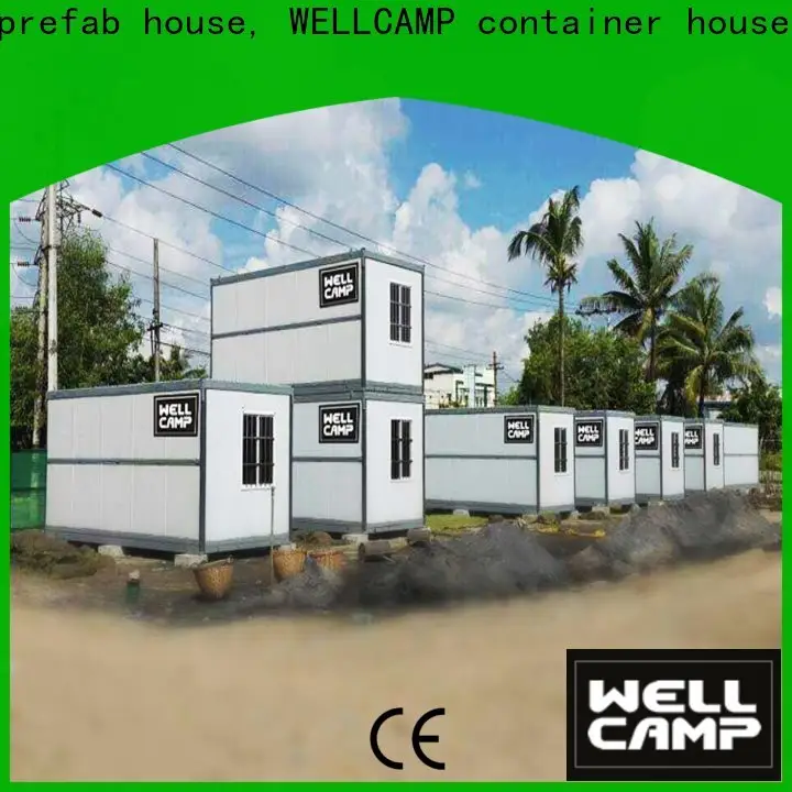 WELLCAMP, WELLCAMP prefab house, WELLCAMP container house unique style cheap container homes manufacturer for outdoor builder 1
