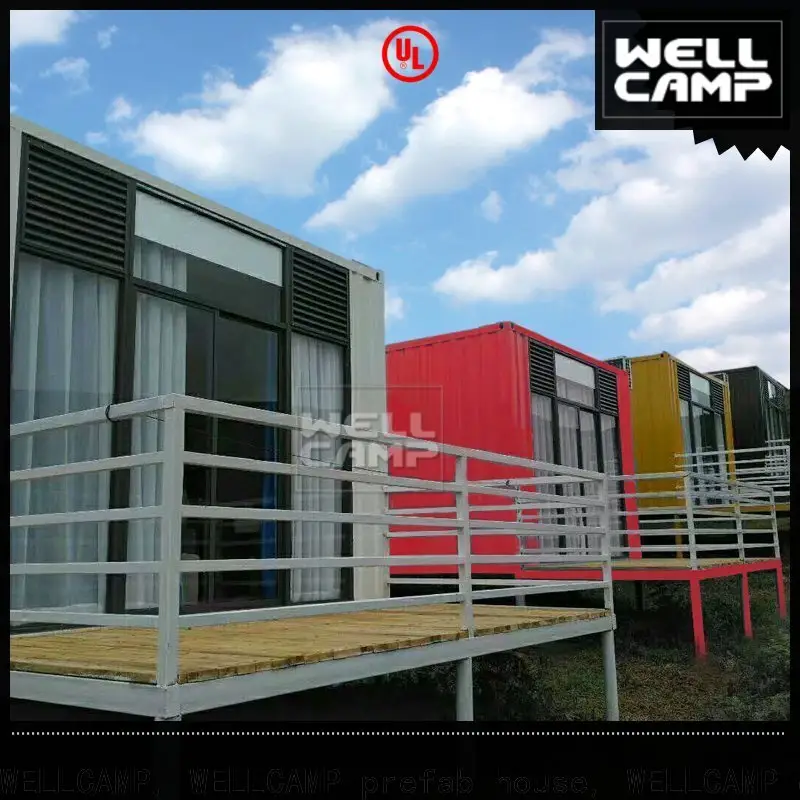 WELLCAMP, WELLCAMP prefab house, WELLCAMP container house eco friendly prefab shipping container homes apartment for hotel 1