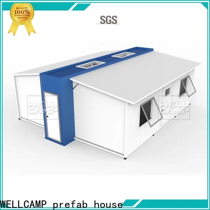 WELLCAMP, WELLCAMP prefab house, WELLCAMP container house expandable container house supplier for dormitory 1