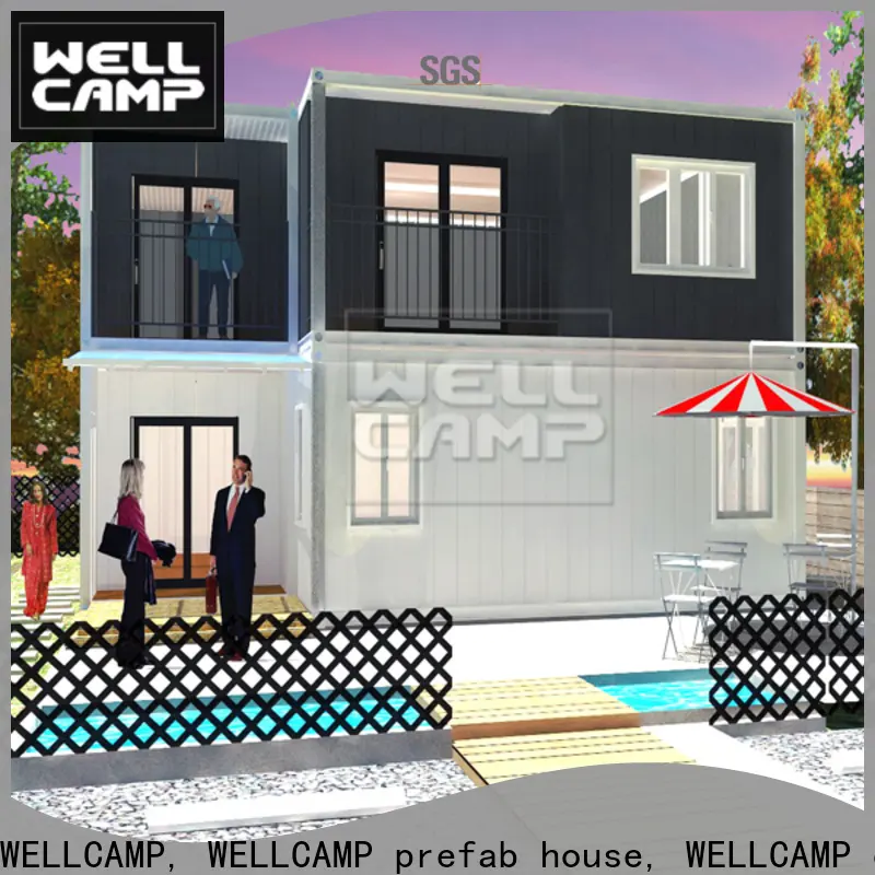 WELLCAMP, WELLCAMP prefab house, WELLCAMP container house homes made from shipping containers in garden for hotel3 1