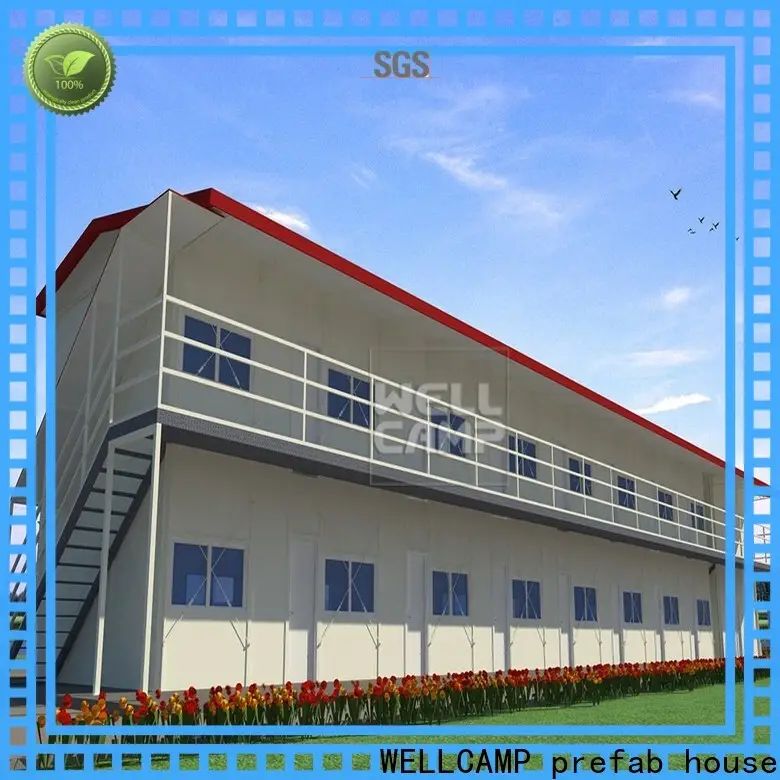 WELLCAMP, WELLCAMP prefab house, WELLCAMP container house section tiny houses prefab on seaside for labour camp 1