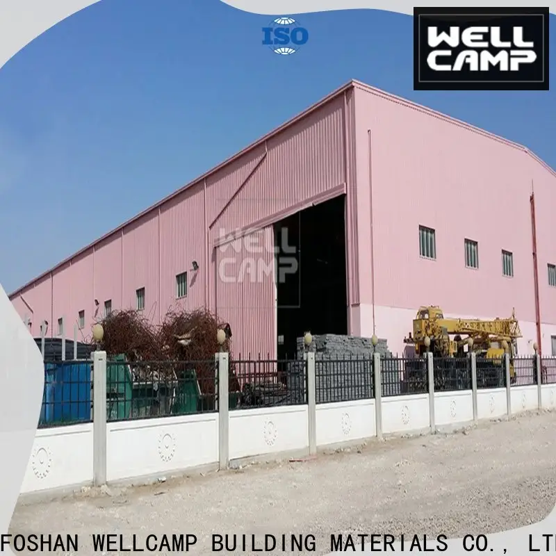 WELLCAMP, WELLCAMP prefab house, WELLCAMP container house span steel workshop supplier 1