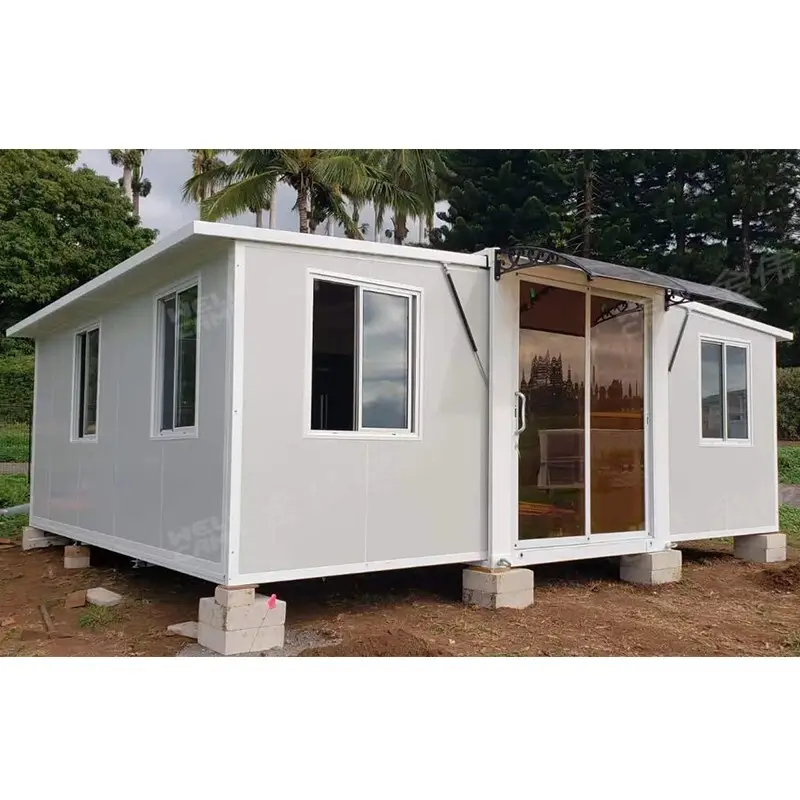 WELLCAMP, WELLCAMP prefab house, WELLCAMP container house detachable container house with walkway for dormitory1 3