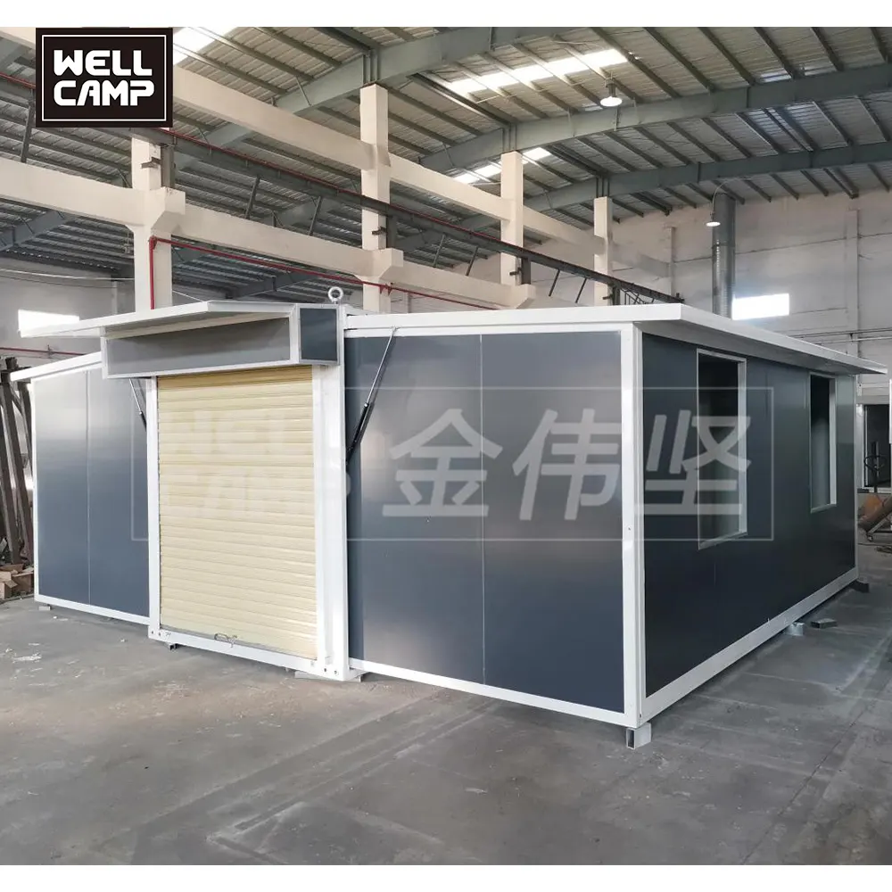 big size container house with walkway for apartment 4