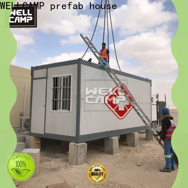 WELLCAMP, WELLCAMP prefab house, WELLCAMP container house sandwich steel container homes maker for sale 1