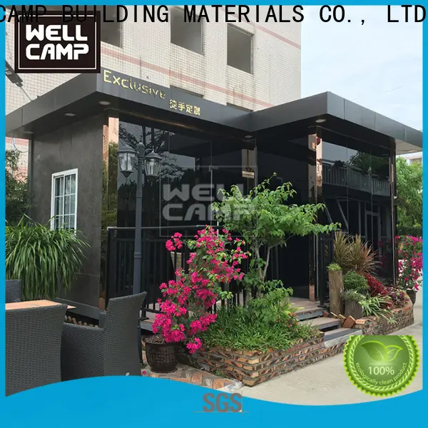 WELLCAMP, WELLCAMP prefab house, WELLCAMP container house affordable luxury living container villa suppliers in garden for resort 1