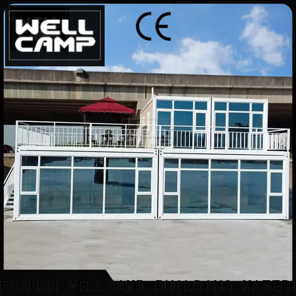 WELLCAMP, WELLCAMP prefab house, WELLCAMP container house sea can homes in garden for resort 1