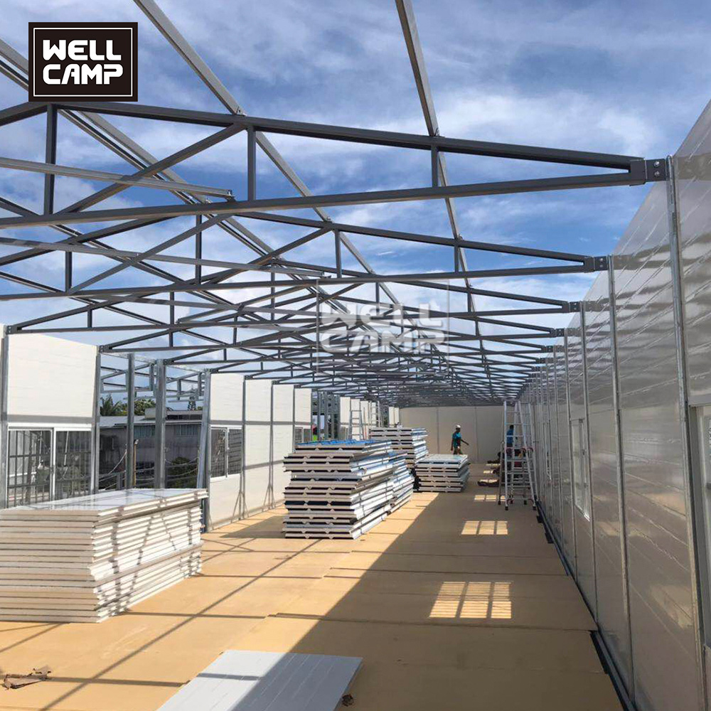 Modular Low Cost Prefabricated Houses Online for Labour Camp WELLCAMP