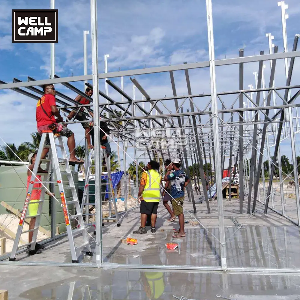 modular low cost prefabricated houses online for labour camp 5