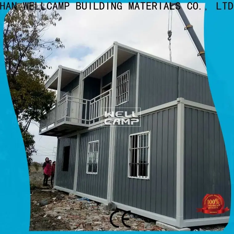 WELLCAMP, WELLCAMP prefab house, WELLCAMP container house panel steel container houses online for living 1
