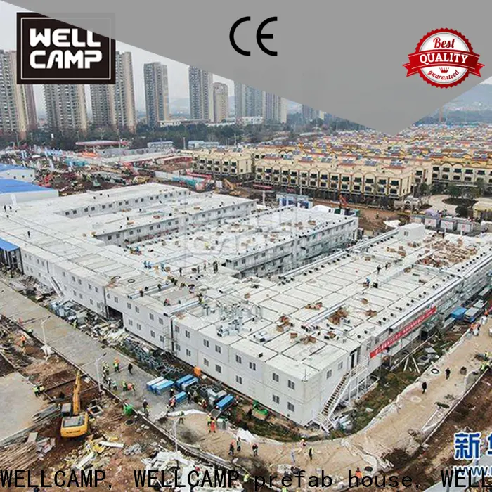 WELLCAMP, WELLCAMP prefab house, WELLCAMP container house modern shipping container house floor plans with walkway online 1