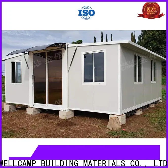 WELLCAMP, WELLCAMP prefab house, WELLCAMP container house detachable container house with walkway for dormitory1 1