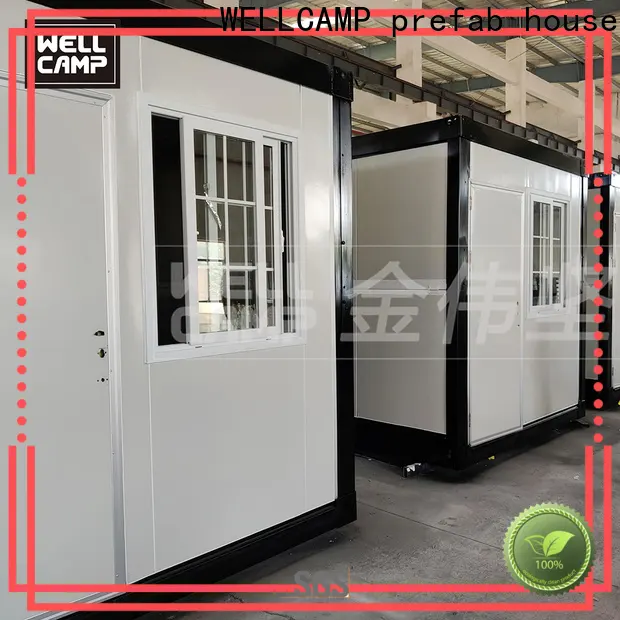 big size container house with walkway for dormitory 1
