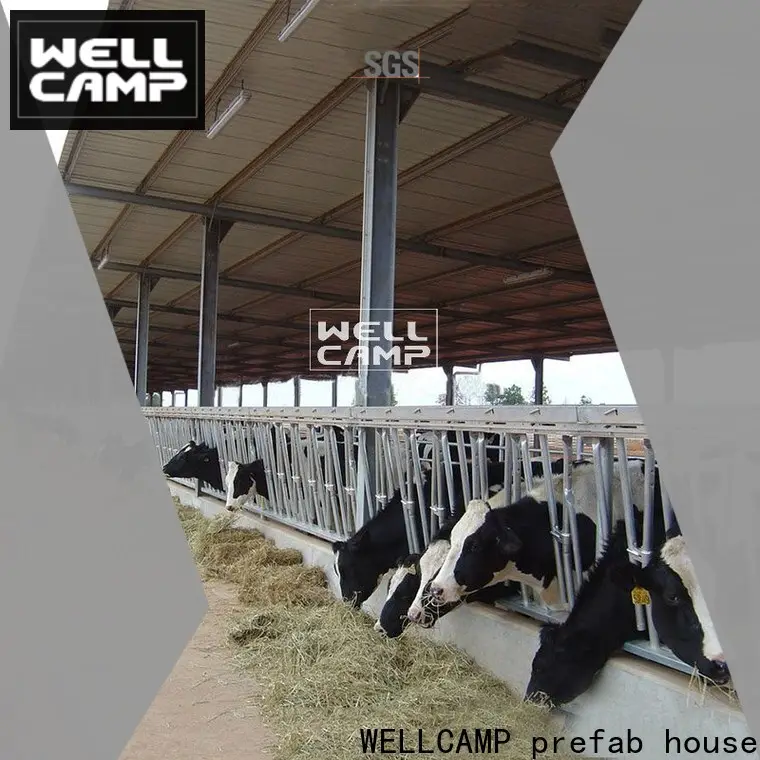 WELLCAMP, WELLCAMP prefab house, WELLCAMP container house panel steel structure maker for cow shed 1