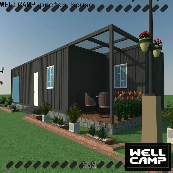 WELLCAMP, WELLCAMP prefab house, WELLCAMP container house modern container homes in garden for resort2 1