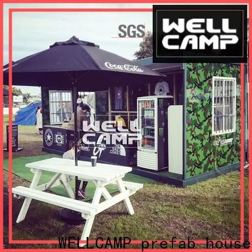WELLCAMP, WELLCAMP prefab house, WELLCAMP container house expandable prefabricated shipping container homes maker for outdoor builder 1