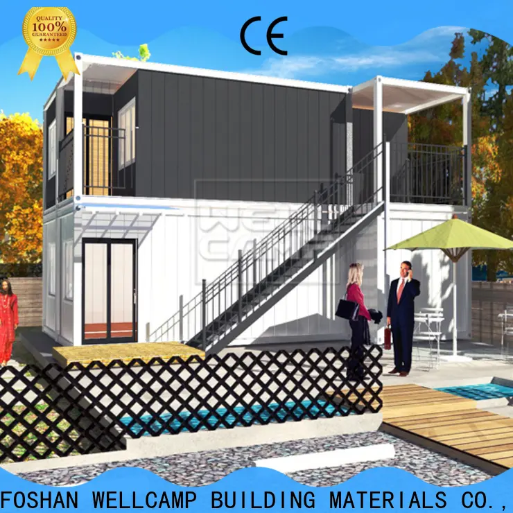 WELLCAMP, WELLCAMP prefab house, WELLCAMP container house luxury luxury container homes in garden for hotel 1