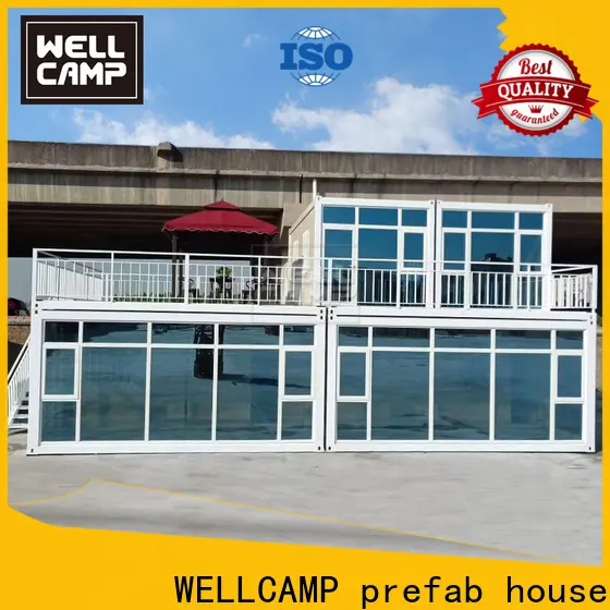 WELLCAMP, WELLCAMP prefab house, WELLCAMP container house containerhomes in garden for resort 1