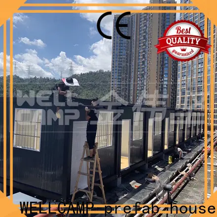 two floor prefabricated houses with walkway for sale 1