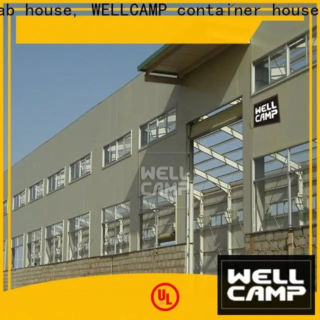 WELLCAMP, WELLCAMP prefab house, WELLCAMP container house steel warehouse with brick wall for chicken shed1 1
