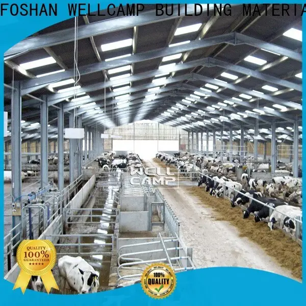 WELLCAMP, WELLCAMP prefab house, WELLCAMP container house steel shed fast install for cow shed 1