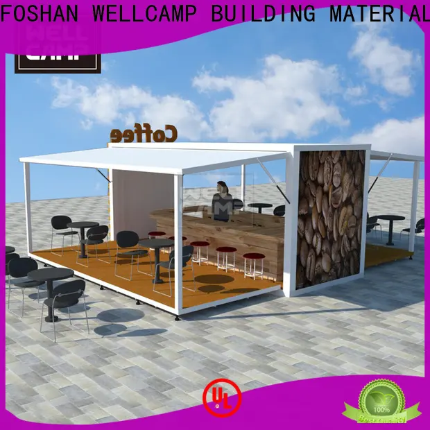 WELLCAMP, WELLCAMP prefab house, WELLCAMP container house expandable container house with two bedroom for dormitory 1