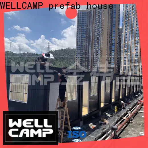 WELLCAMP, WELLCAMP prefab house, WELLCAMP container house luxury prefabricated houses with walkway for apartment 1