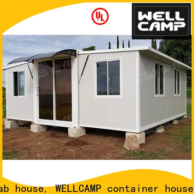 WELLCAMP, WELLCAMP prefab house, WELLCAMP container house big size detachable container house with walkway for apartment 1