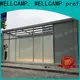 WELLCAMP, WELLCAMP prefab house, WELLCAMP container house fast install detachable container house with walkway for dormitory 1