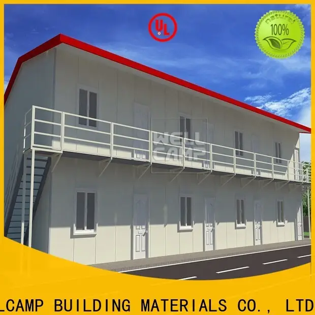 WELLCAMP, WELLCAMP prefab house, WELLCAMP container house simple prefab house kits refugee house for labour camp 1