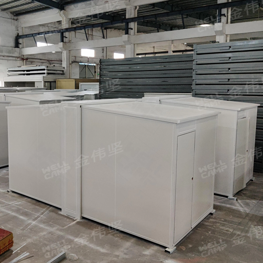Low Cost Prefab Movable Labor Camp Site Accommodation Office Container Fold Out Flat Pack Expandable Tiny House 1