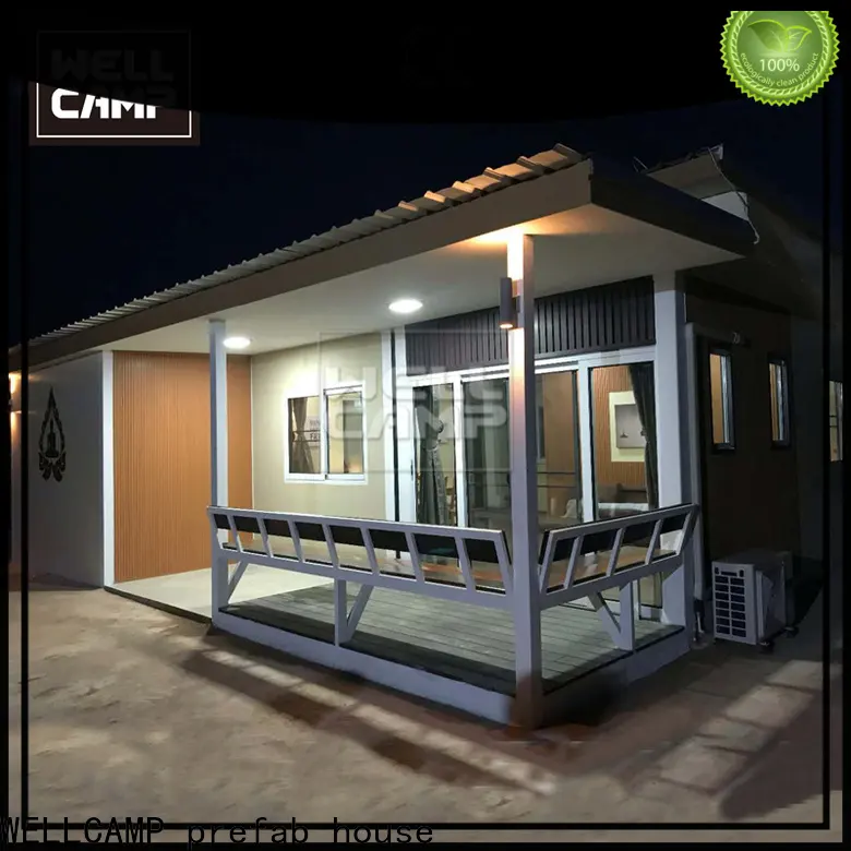 WELLCAMP, WELLCAMP prefab house, WELLCAMP container house affordable shipping container home designs wholesale for resort 1