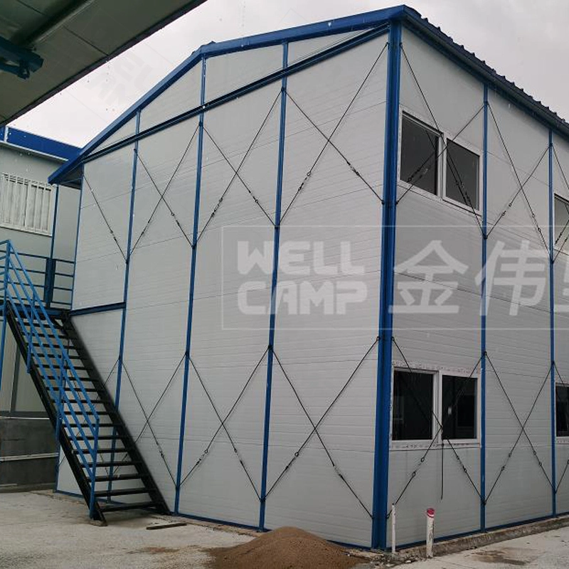 Economical Steel Structure Prefabricated knockdown house Price for Site Office and Accomodation 1