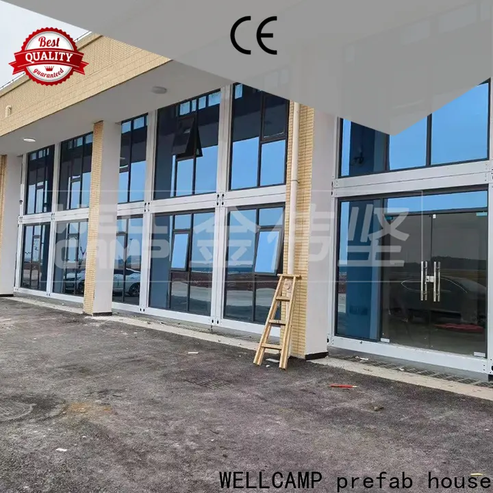 WELLCAMP, WELLCAMP prefab house, WELLCAMP container house detachable prefabricated houses with walkway for apartment 1