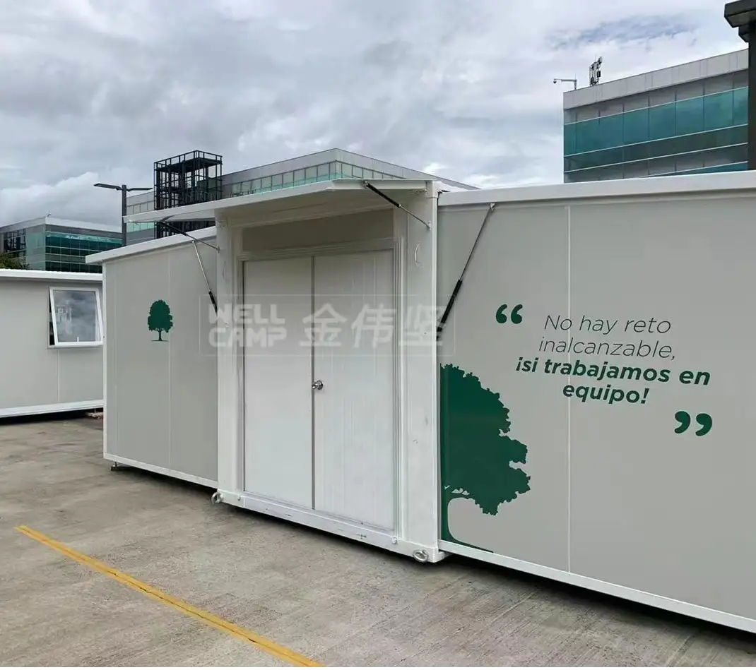 Casa contêiner em expansão em 2022 com 2 quartos 1