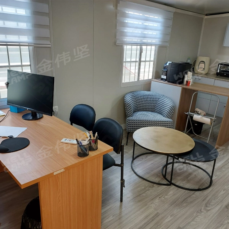 kantor terbaru, kamar tidur dan ruang tamu rumah kontainer yang dapat diperluas 1
