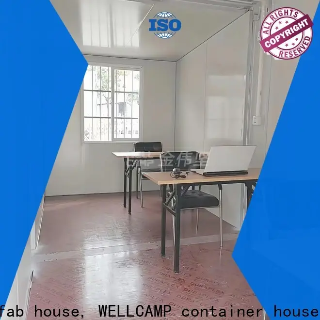 WELLCAMP, WELLCAMP prefab house, WELLCAMP container house fast install expandable container house supplier for dormitory 1